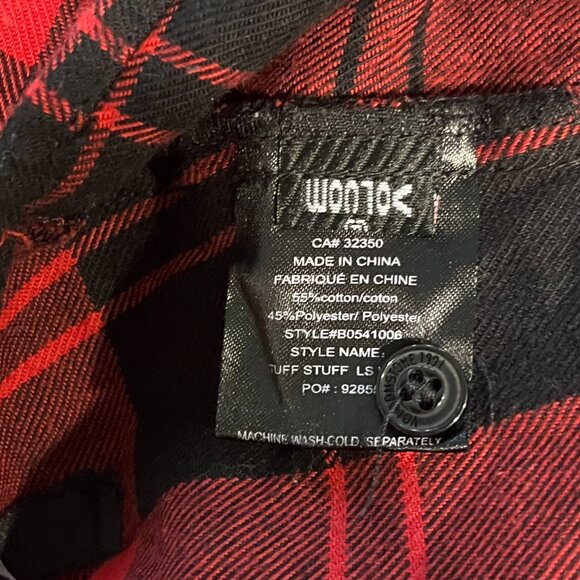 Volcom Women’s Flannel Plaid Cardigan Size L - Picture 6 of 6